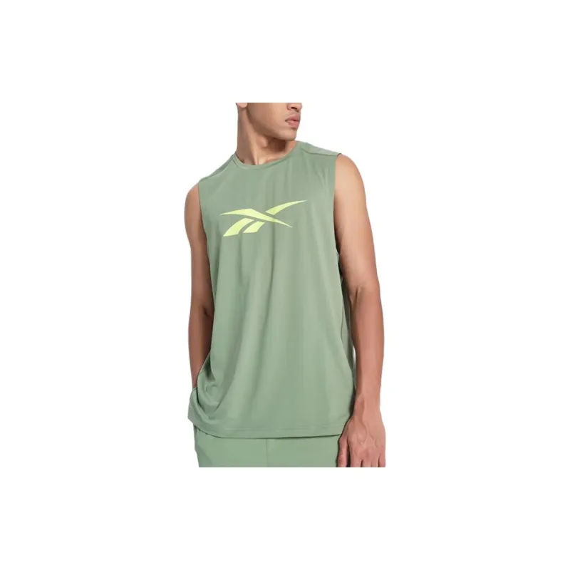 Reebok Tank Tops Men's Light Army Green-2