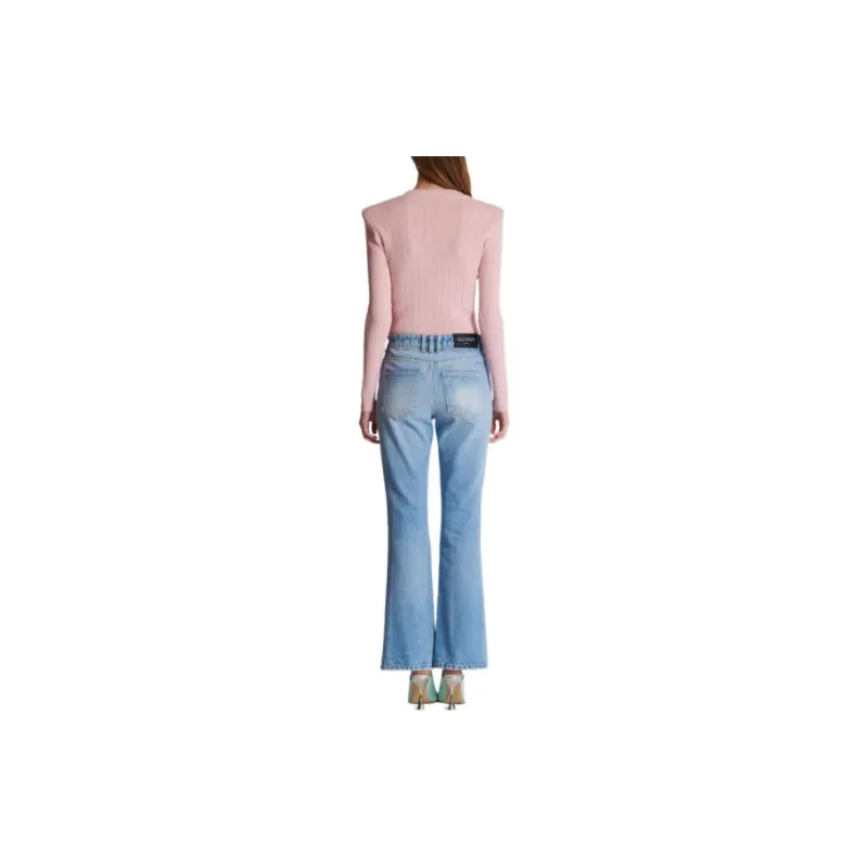 BALMAIN Flared Denim Jeans-2