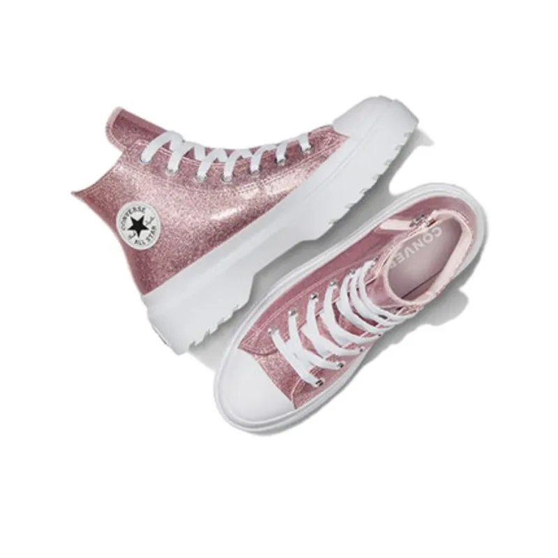 Chuck Taylor All Star Converse Lugged Lift Platform High Gs 'Glitter   Blush Hush'-3