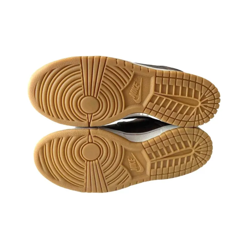 Nike Dunk Low Newsprint/Dark Army Gum Light Brown Women's-3