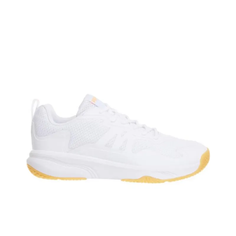 DECATHLON 530 Cushioning, Wear Resistant Low Top Badminton Shoes Men's White-1