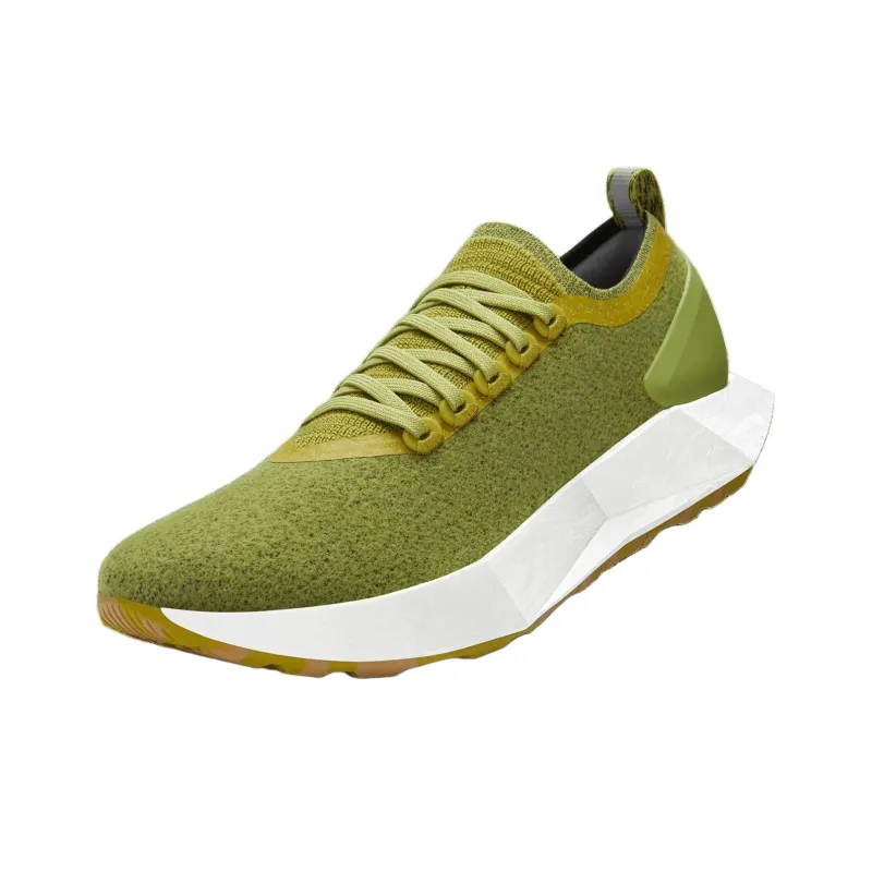 Allbirds Wool Flyer Mizzle Cushioned Slip-Resistant Low-Top Running Shoes Women's Seaweed Green-2