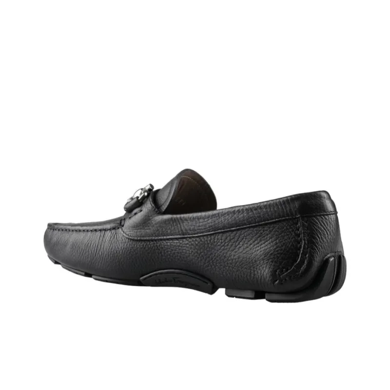 FERRAGAMO GANCINI Loafers Men's Black-4