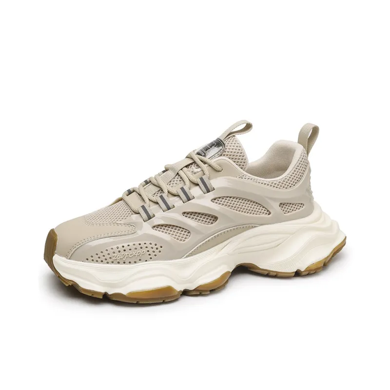 Wooden Rabbit Cushioning Anti-Slip Wear-Resistant Breathable Height Increasing Low-Top Chunky Sneakers Men's-9