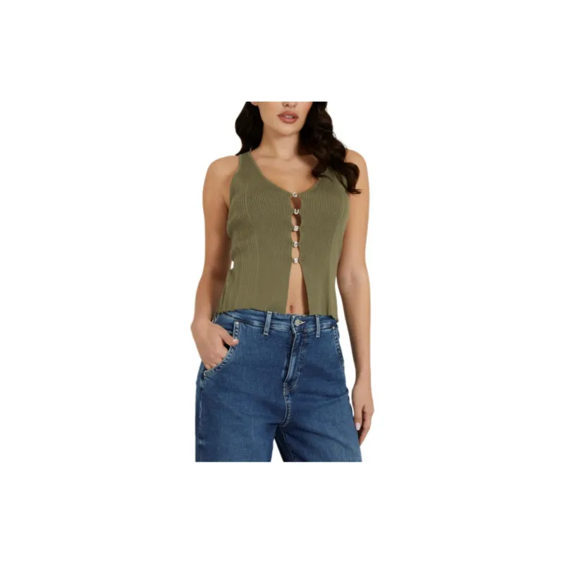 GUESS Knitwear Women's Army Green-2