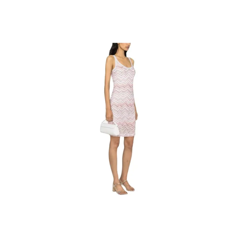MISSONI Zigzag woven Sequinned Mini Dress-3