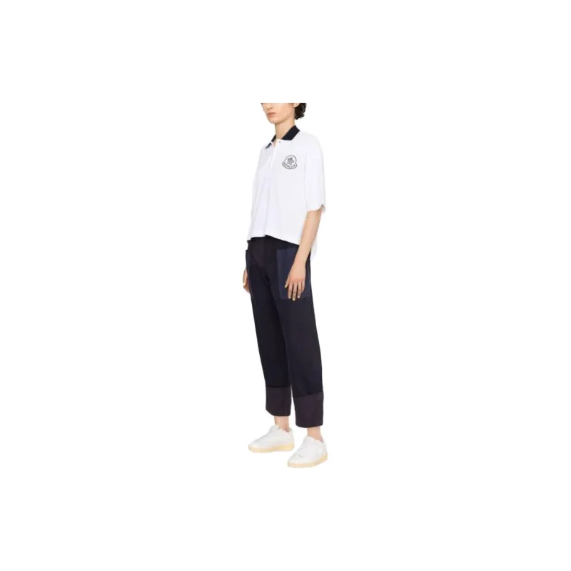 Moncler Logo Embroidered Short-Sleeved Polo Shirt-2