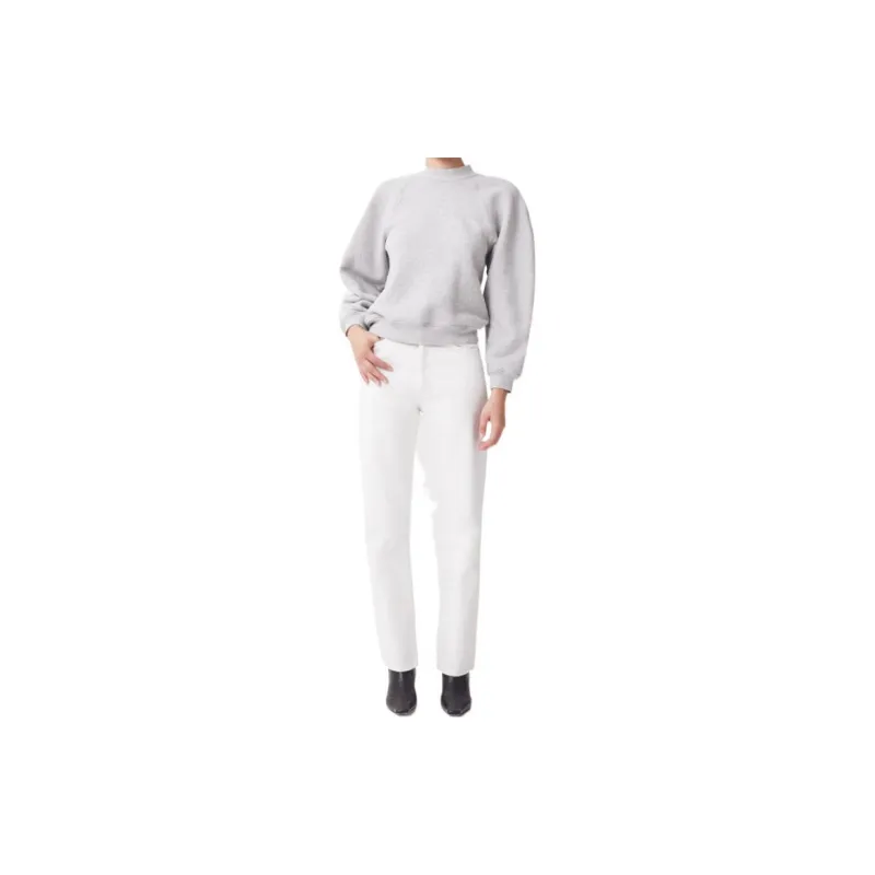 AGOLDE Mock neck Cotton Sweatshirt-1