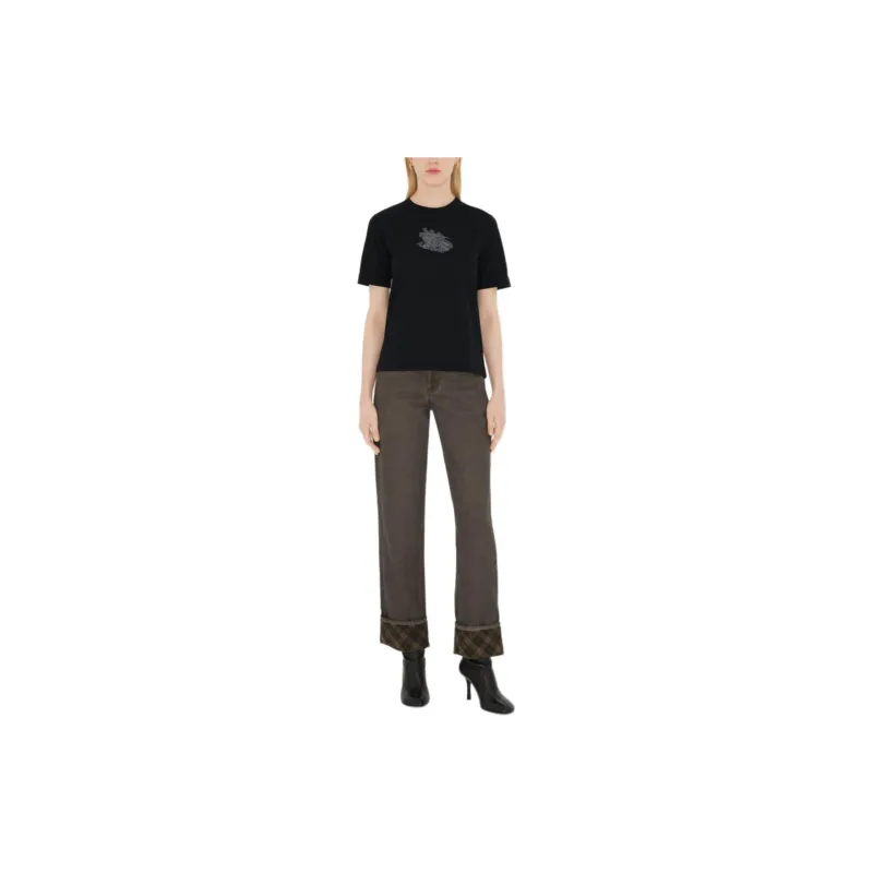 Burberry Paisley Ekd Crewneck T Shirt-1