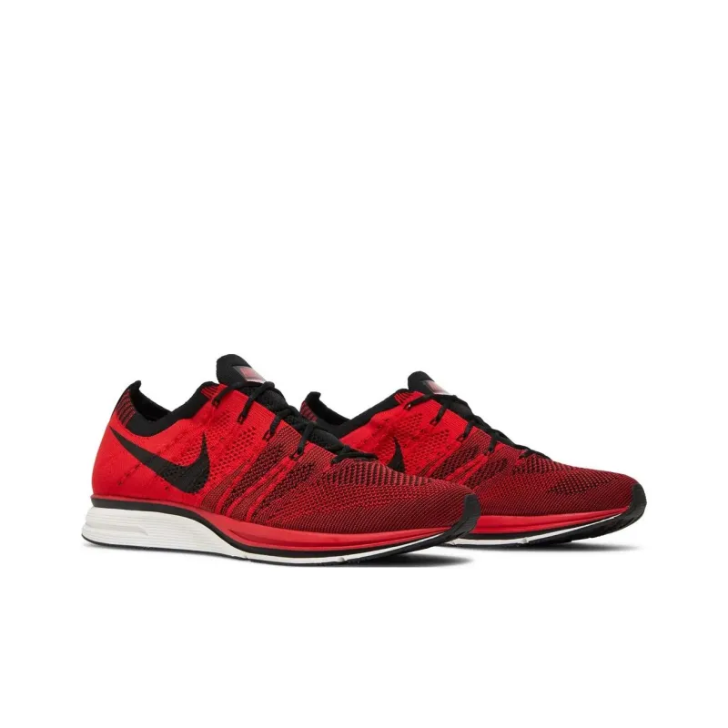 Nike Flyknit Trainer+ University Red White-2