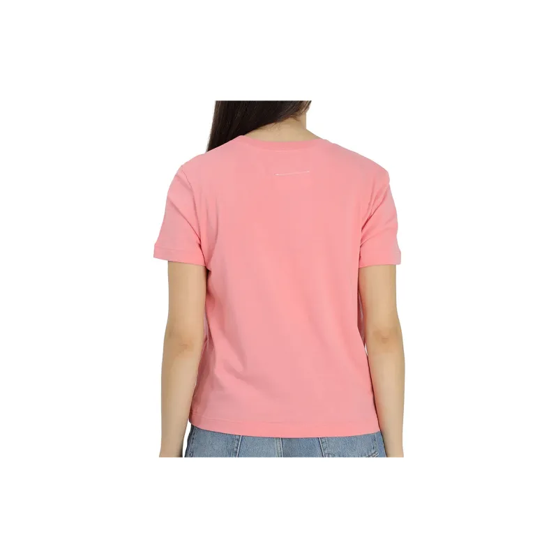 MM6 Maison Margiela T Shirt Women's Pink-3