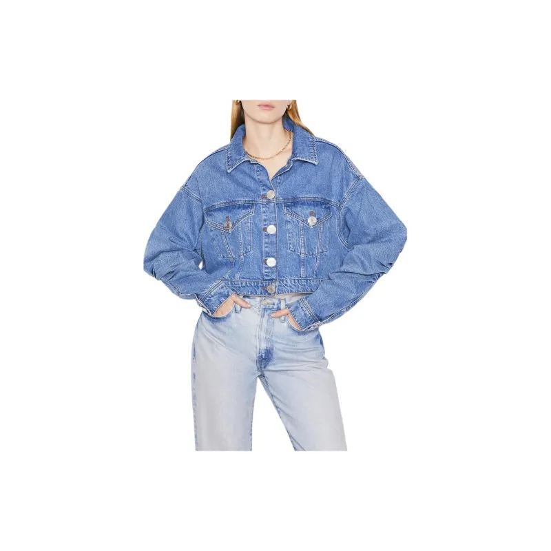 FRAME Denim Jacket Women's Blue-1