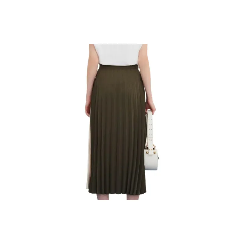 DKNY Casual Long Skirts Women's Olive Green-2