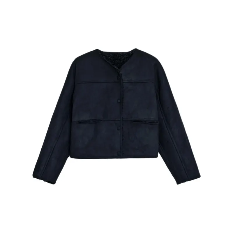 STAND STUDIO Charmaine Faux-sur Jacket-1