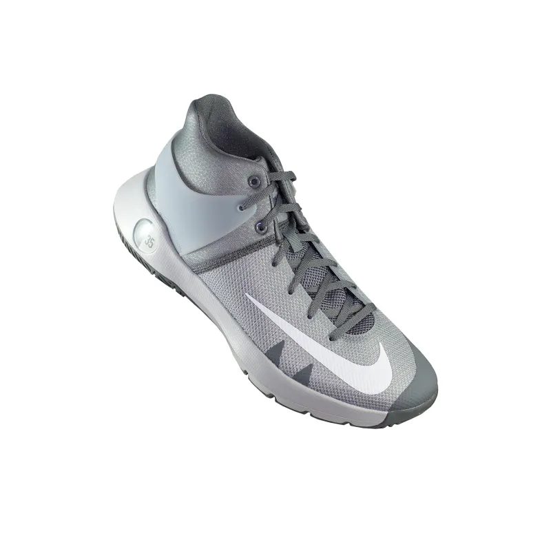 Nike KD Trey 5 IV Cushioning Anti-Slip And Wear-Resistant Mid-Top Basketball Shoes Men's Gray-2