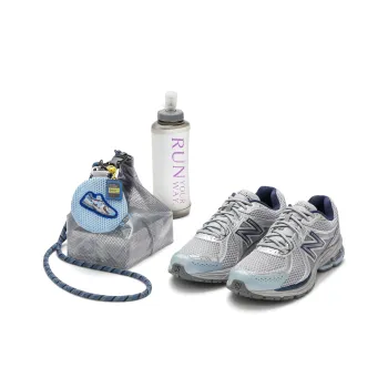 New Balance NB 860 V2 Anti Slip And Wear Resistant Breathable Low Top Casual Running Shoes Unisex Silver Gray Blue