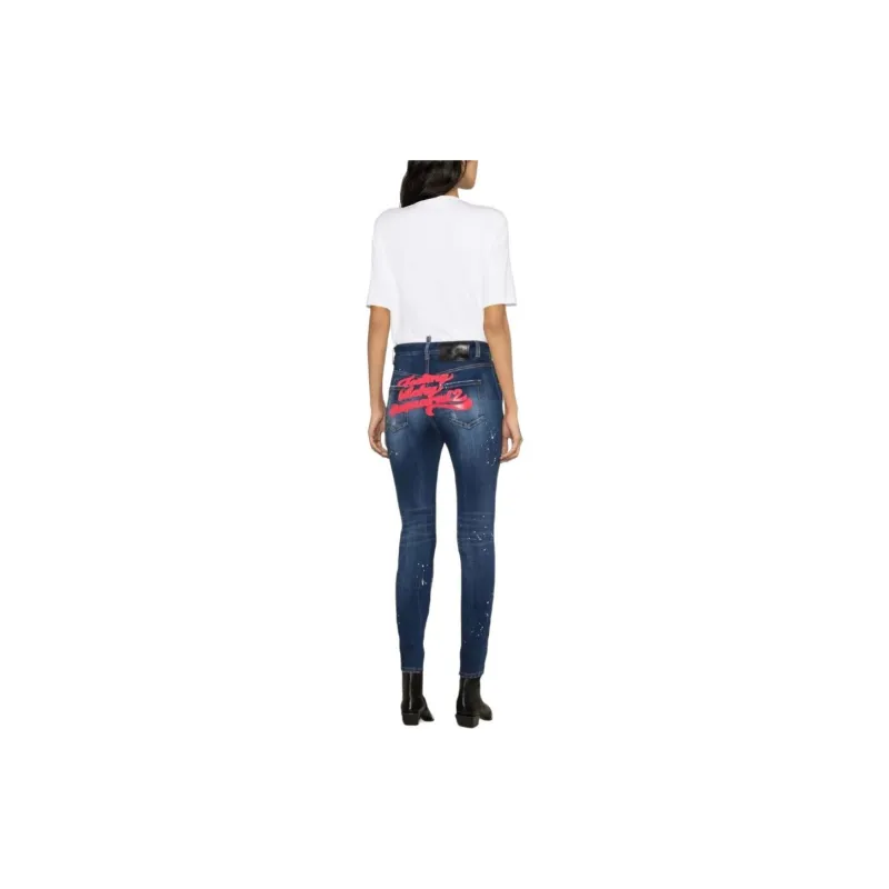 DSQUARED 2 Twiggy High rise Skinny Jeans-1