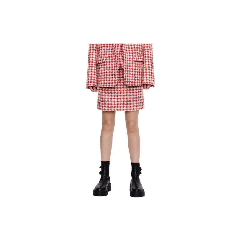IMMI Casual Short Skirts Women's Red-1