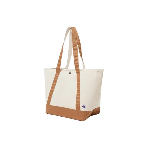 Champion Cotton Tote Bag Shopping Bag Shoulder Bag Handbag Regular Unisex White
