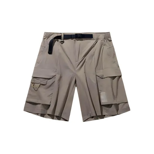 National Geographic X ANTA Outdoor Collection Cargo Shorts Men Earth Brown