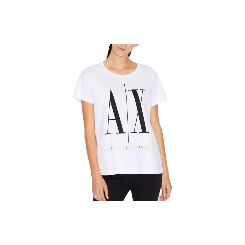ARMANI EXCHANGE Logo Print T shirt-2