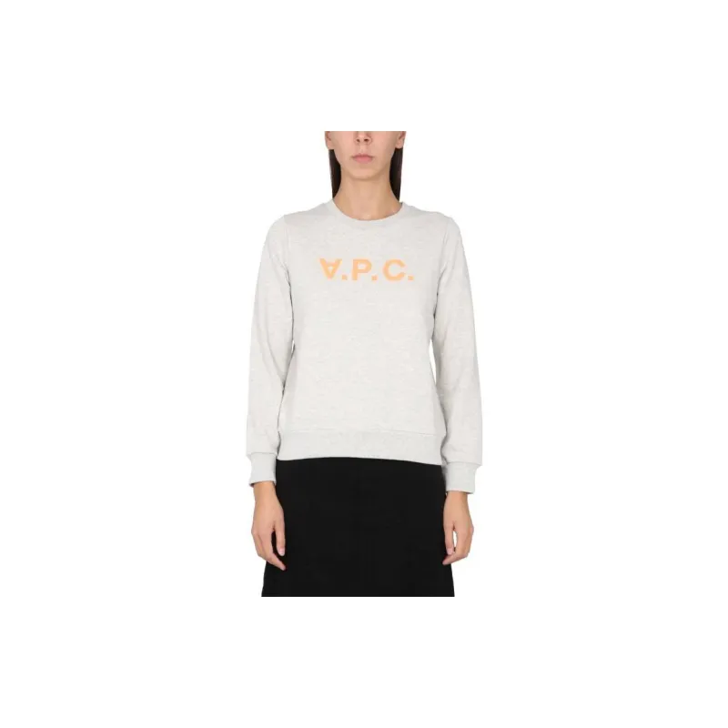 A.P.C Logo Printed Crewneck Sweater-1