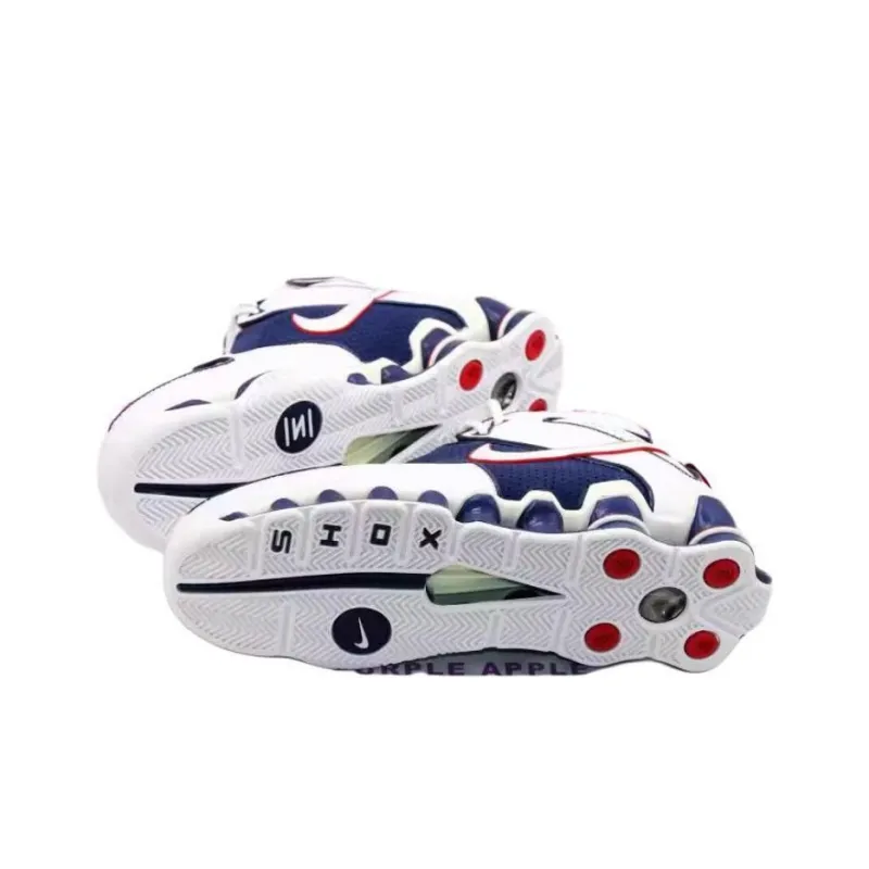 Nike Shox Bomber White Navy Red-5