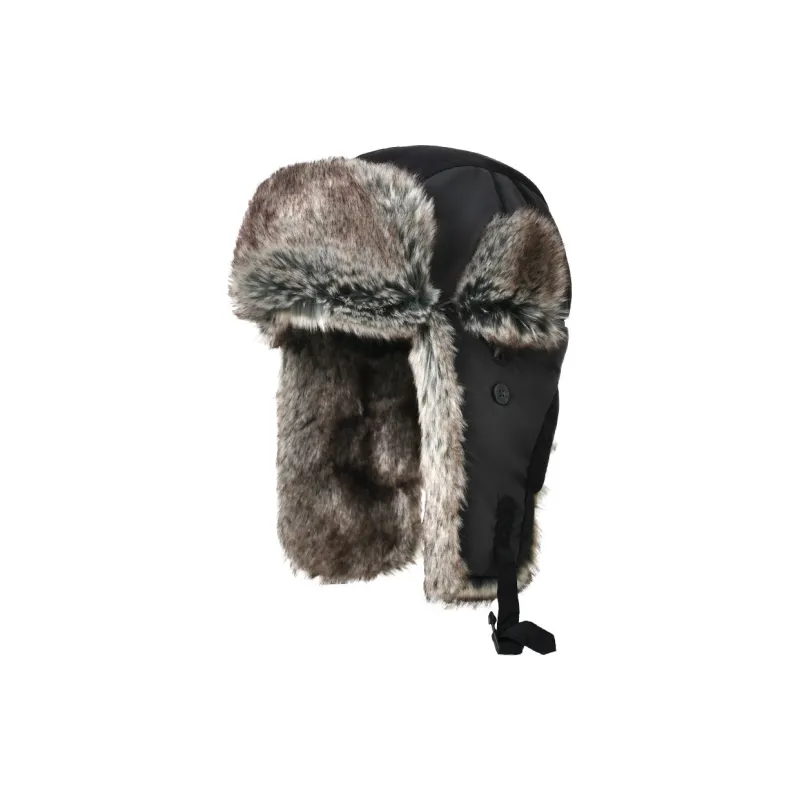 KENMONT Polyamide Trapper Hats Unisex Phantom Black/Pink Rose/Tea Brown-0