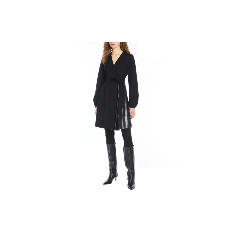 WEEKEND MaxMara SS24 Long Sleeved Dress Women's Black-3