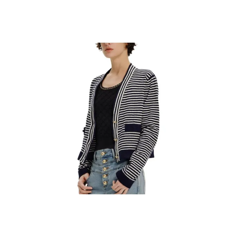 KARL LAGERFELD SS24 Knitwear Women's Black White-6