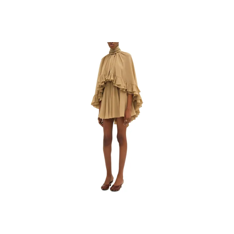 Chloé Ruffle-detailing Mini Dress-2