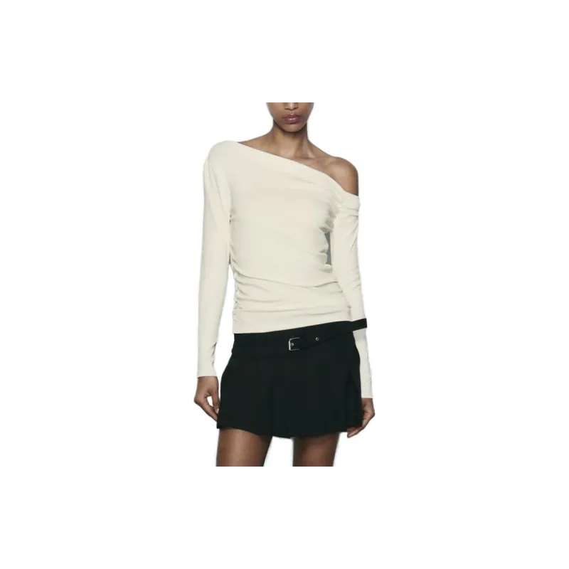 ZARA T-Shirts Women's White-2