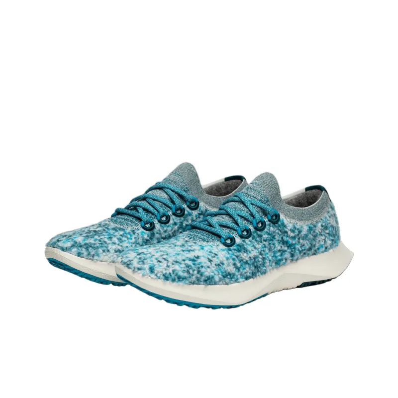 Allbirds Wool Dasher Cushioning Low-Top Running Shoes Men's Blue Tie-Dye-2