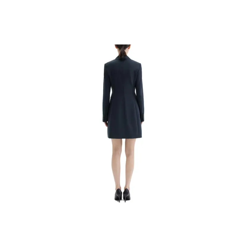THEORY Long-Sleeved Dresses Women's Blue Gray-3