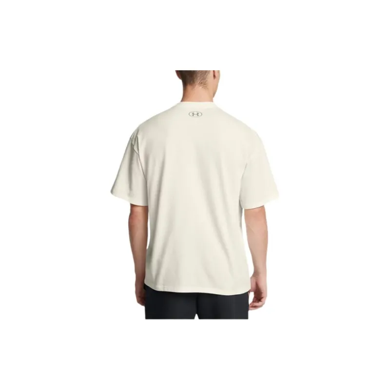Under Armour CollegiateGameday Heavyweight Performance Cotton Oversized T-Shirt Men's White-3