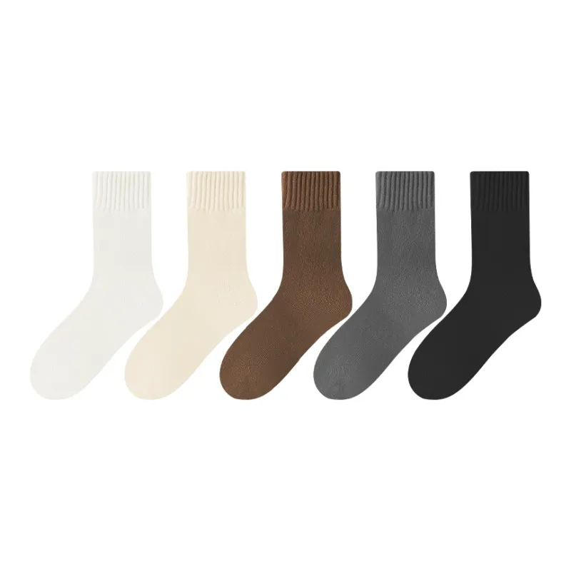 MADALLO Mid Calf Socks Women's 5 Pack-15
