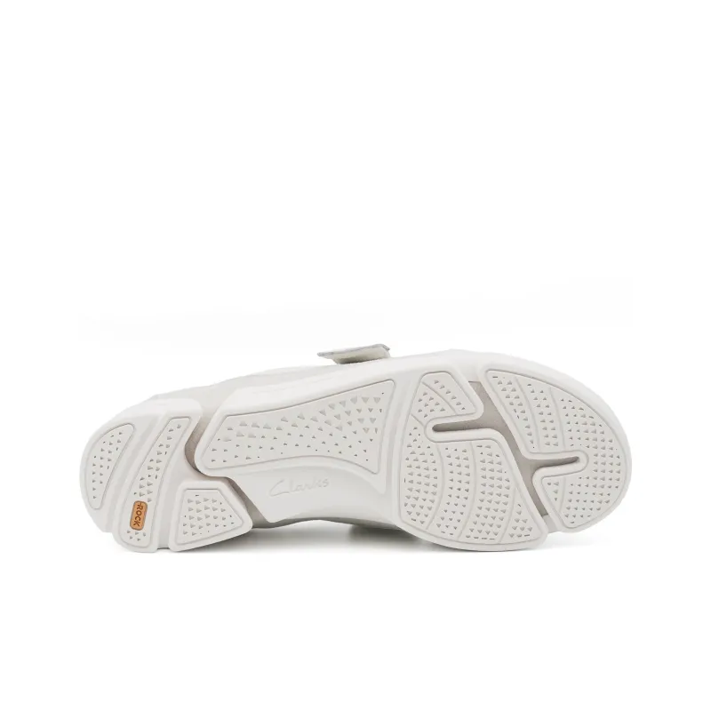 Clarks Abrasion Resistant Low Top Casual Shoes Women's White-4