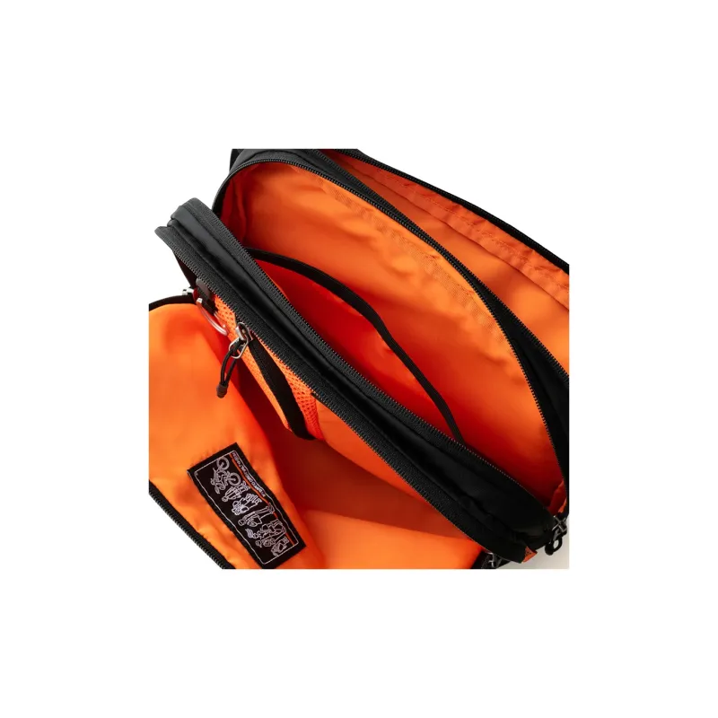MYBRANDORIGINAL Nylon Polyester Shoulder Bag, Crossbody Bag Unisex Black-4