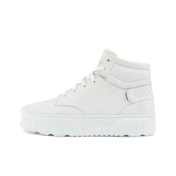 Timberland Anti Slip Wear Resistant High Top Skateboard Shoes Women's White