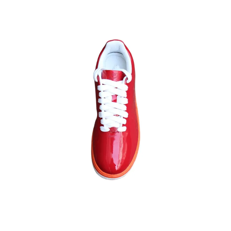 Nike Air Force 1 Supreme Slip Resistant, Abrasion Resistant, Breathable Low Top Skateboard Shoes Men's Red-2