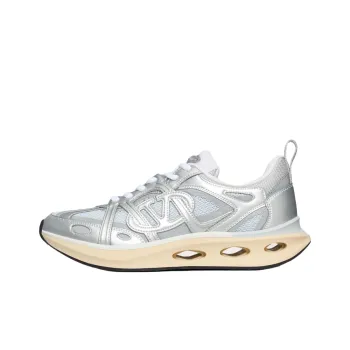 Valentino VLOGO EASYJOG Low Top Casual Shoes Women's Silver
