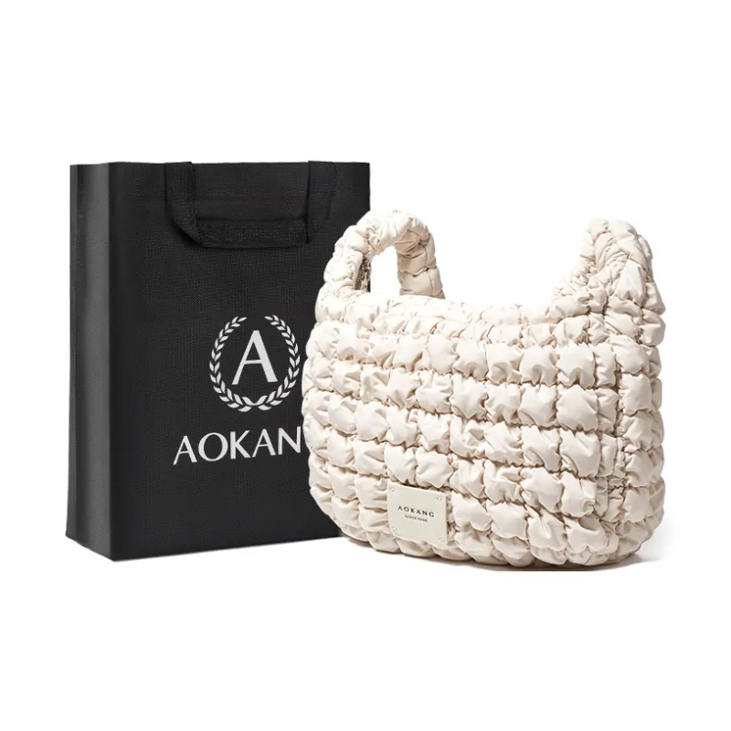 AOKANG Fabric Cloud Bag, Hobo Bag, Shoulder Bag, Commuter Bag Regular Women's Multicolor-4