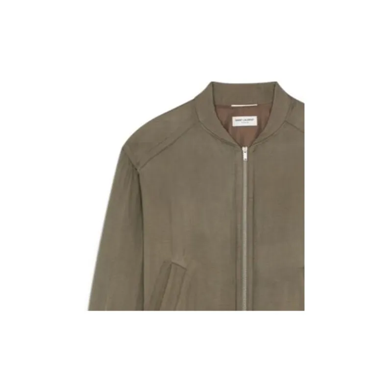 SAINT LAURENT Teddy Bomber Jacket-5