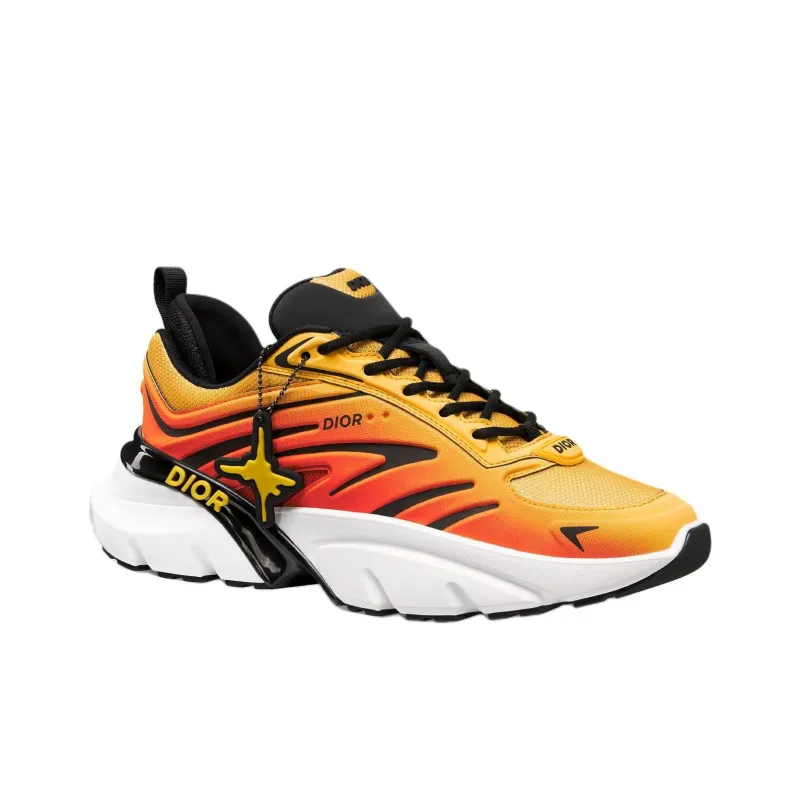 DIOR AND LEWIS HAMILTON B44 Blade Low Top Casual Shoes Men's Orange Limited Edition Numbered Edition-2