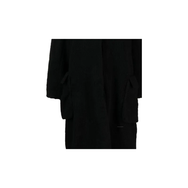 HENRIK VIBSKOV Single-breasted Faux-shearling Coat-2