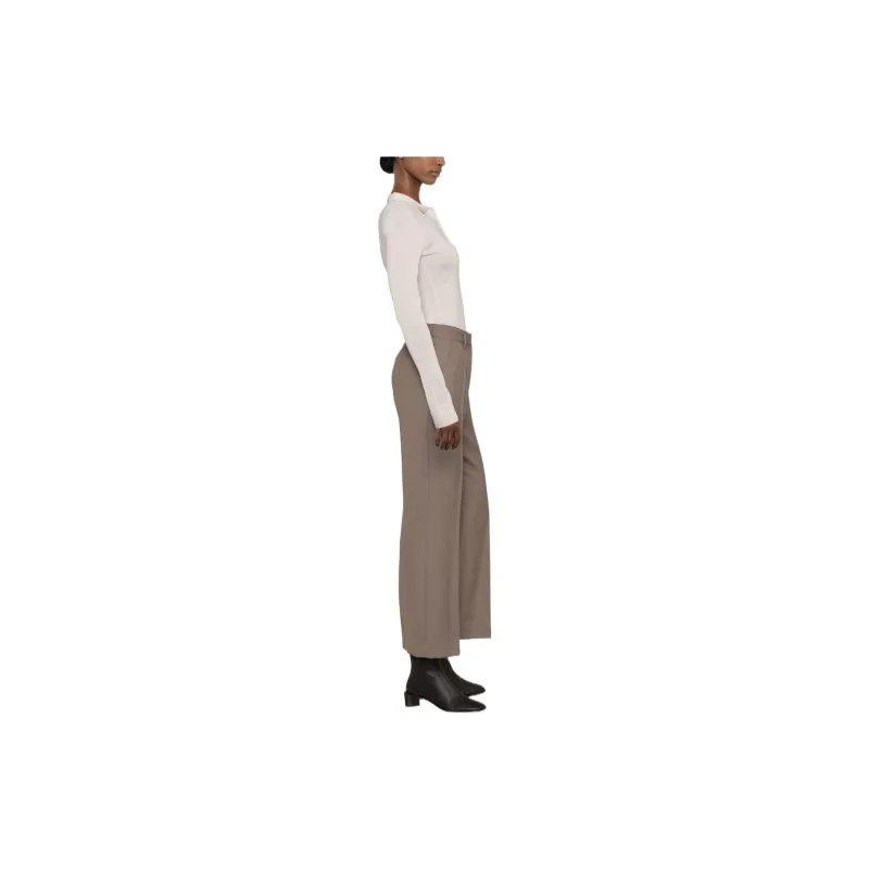 TOTEME Knitted Wool Polo Top-2