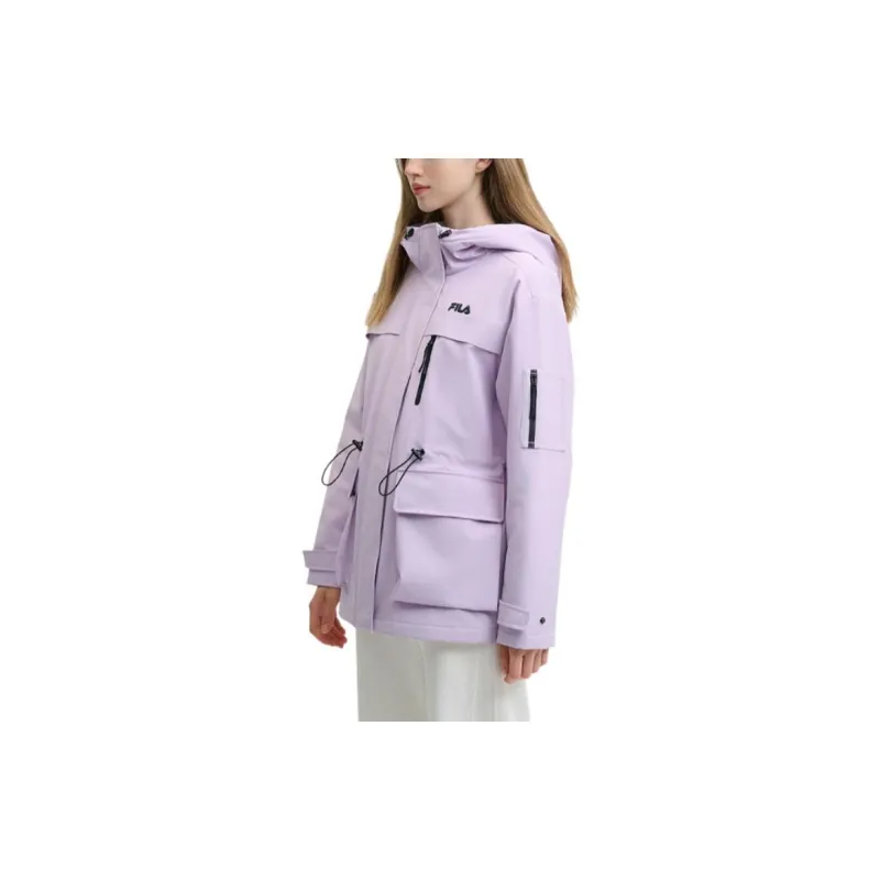 FILA Puffer Jacket Women's Bell Purple-3