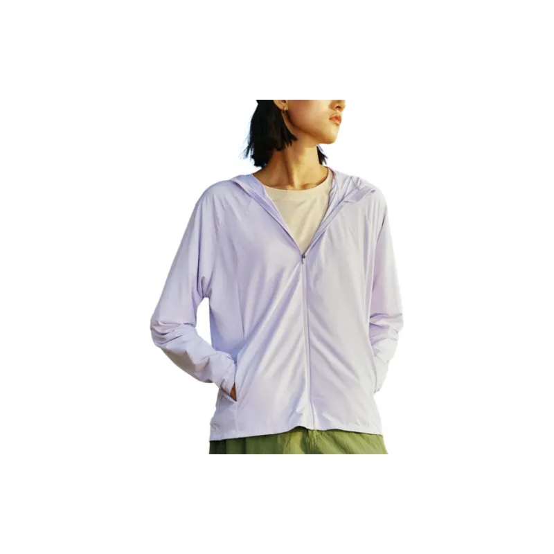 XTEP Breathable UV Protection Sun Protection Clothing Women's Sheer Purple-2
