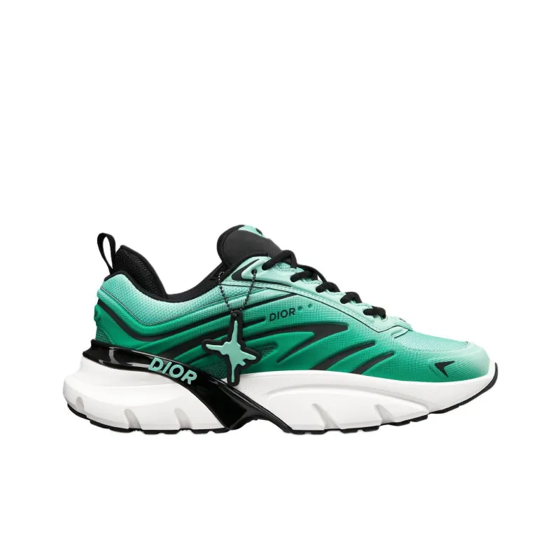 DIOR B44 Blade Low Top Casual Shoes Men's Green Limited Edition Numbered Edition-1