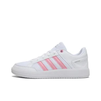 Adidas Cloudfoam All Court Wear-Resistant Low-Top Tennis Shoes Women's White